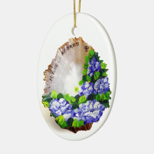 Andenken an die Azoren Keramik Ornament (Links)