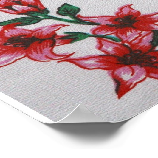 Andenken an die Azoren Poster (Ecke)