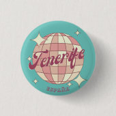 Andenken an die Kanarische Insel Teneriffa Button (Vorderseite)