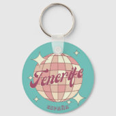 Andenken an die Kanarische Insel Teneriffa Schlüsselanhänger (Vorderseite)