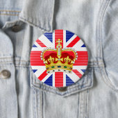 Andenken an die Krönung des Königs Charles III Button (Beispiel)