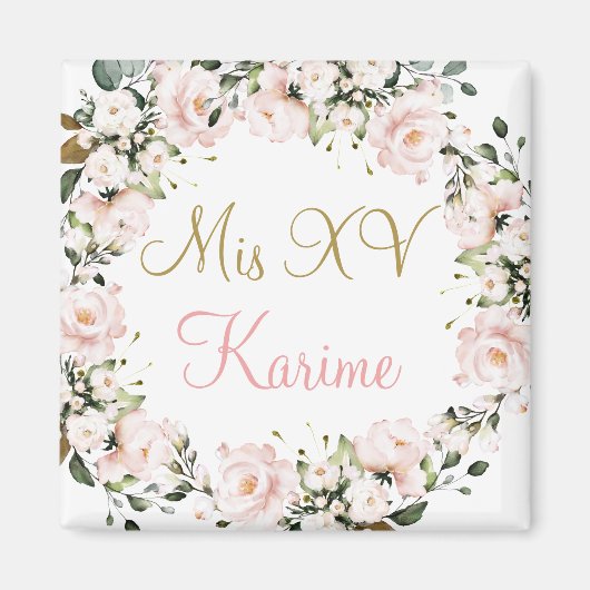 Andenken an Quinceanera-Magnet Magnet (Vorne)