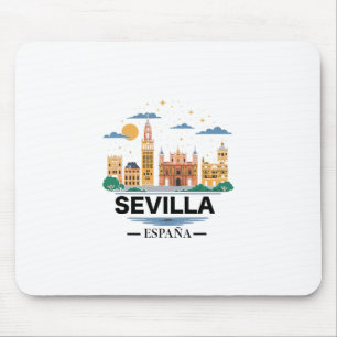 Andenken aus Sevilla Spanien Von Sevilla España Se Mousepad