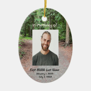 Andenken Christlich Schöner Wald Bäume Park, Keramik Ornament