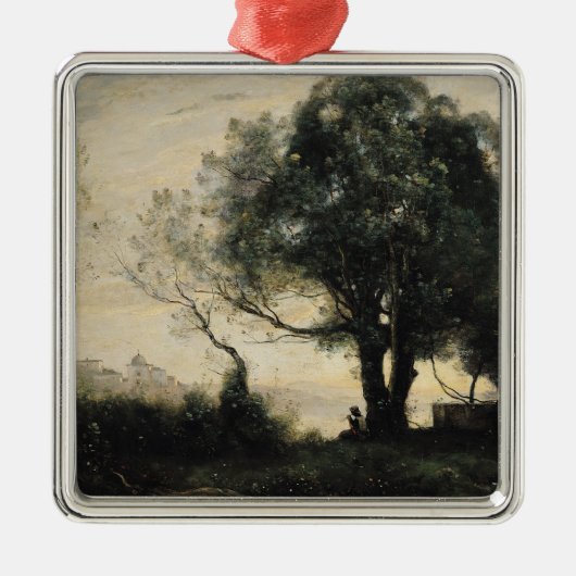 Andenken des Castel Gandolfo Ornament Aus Metall (Vorne)