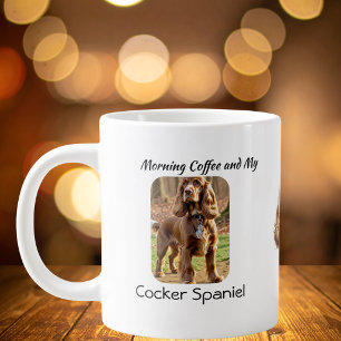 Andenken Foto Cocker Spaniel Personalisieren Jumbo-Tasse