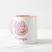 Andenken-Geschenk des Anästhesiologe-(Welten am Zweifarbige Tasse (Vorderseite Links)