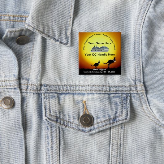 Andenken-Knopf Button (Beispiel)