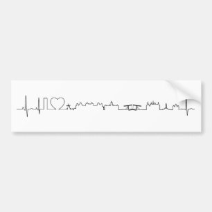 Andenken Liebe I Amsterdams (ecg Art) Autoaufkleber