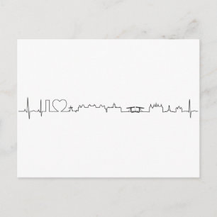 Andenken Liebe I Amsterdams (ecg Art) Postkarte