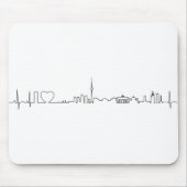 Andenken Liebe I Berlins (ecg Art) Mousepad (Vorne)