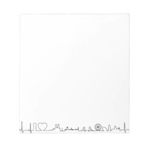 Andenken Liebe I Londons (außerordentliche ecg Notizblock