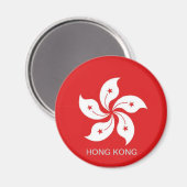 Andenken-Magnet der Flagge Hongkongs Magnet (Vorderseite/Rückseite)