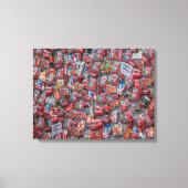 Andenken-Magnete in London zum Leinwand (Vorderseite)