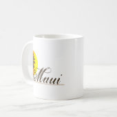 Andenken Mauis Hawaii Kaffeetasse (Vorderseite Links)