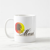 Andenken Mauis Hawaii Kaffeetasse (Links)