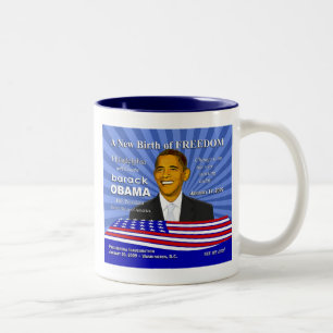 Andenken Obama Philadelphia Pennsylvania - Zweifarbige Tasse