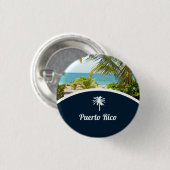 Andenken: Puerto- Ricostrand: Button (Vorne & Hinten)