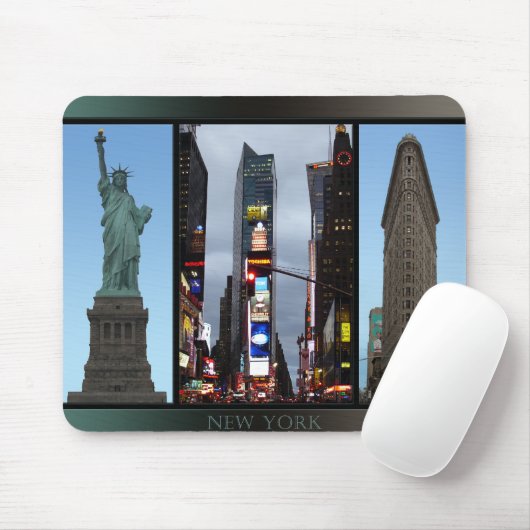 Andenken-Sehenswürdigkeit-Geschenk New York Mousepad (Mit Mouse)