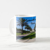 Andenken-Tasse von Jacksonville-Strand, Florida Kaffeetasse (Vorderseite Links)