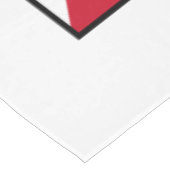 Andenken | TRINIDAD FLAG | Kreuzschrift groß Tischdecke (Schrägansicht)