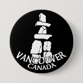 Andenken Vancouvers Kanada knöpft Button (Vorderseite)