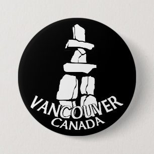 Andenken Vancouvers Kanada knöpft Button