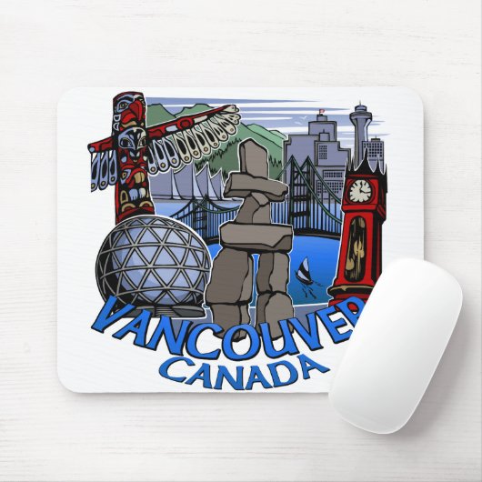 Andenken Vancouvers Kanada Mousepad Vancouver (Mit Mouse)