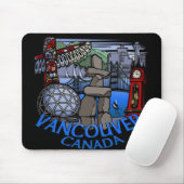 Andenken Vancouvers Kanada Mousepad Vancouver (Mit Mouse)