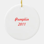 Andenken-Verzierung: Tabby-Katze mit weißen Füßen Keramik Ornament (Hinten)