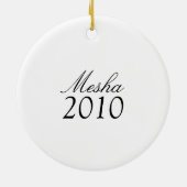 Andenken-Verzierungen der Miezekatze erste Keramik Ornament (Hinten)