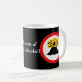 Andenken von Eyjafjallajokull Tasse (VorderseiteRechts)