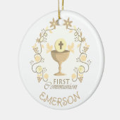 Andenken! Zollschmuck der ersten Kommunion Keramik Ornament (Links)