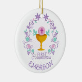 Andenken! Zollschmuck der ersten Kommunion Keramik Ornament (Rechts)