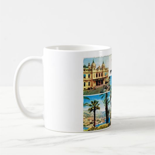Andenkende Monte Carlo Kaffeetasse (Links)