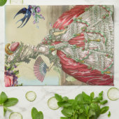 Andenkende Versailles Geschirrtuch (Gefaltet)