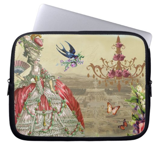 Andenkende Versailles Laptopschutzhülle (Vorderseite)