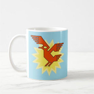 Andenkondor-Vogel-moderne geometrische Kunst Kaffeetasse