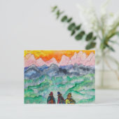 Andenlandschaft Postkarte (Stehend Vorderseite)