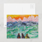 Andenlandschaft Postkarte (Vorne/Hinten)