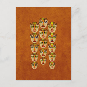 Andenmaske Postkarte