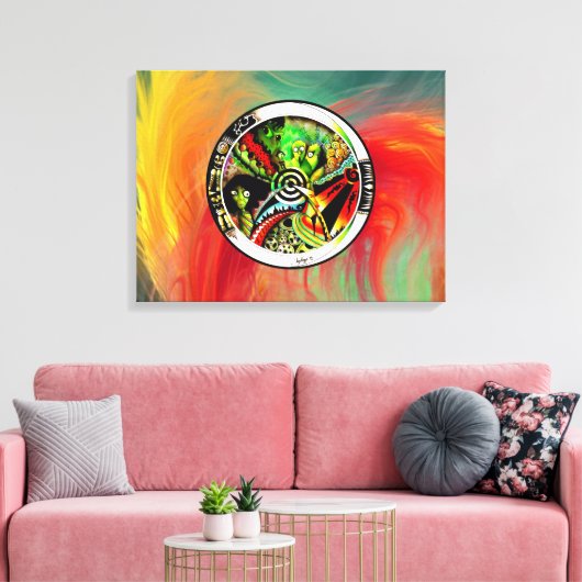 Andere Abmessungen Leinwanddruck (Insitu (Wohnzimmer))