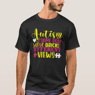 Andere Ansichten Autismus-Bewusstsein Autismus spr T-Shirt