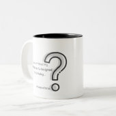 Andere Aufgaben, wie zugewiesen Zweifarbige Tasse (Vorderseite Links)