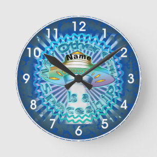 Andere Auto-Raumschiff-Uhr Runde Wanduhr