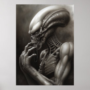 Andere Begegnungen, Eine surreale Alien Landschaft Poster