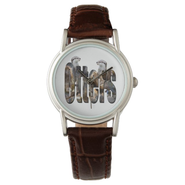 andere Bildlogos mit Otters, Armbanduhr (Vorderseite)