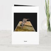 Andere Dimensionen Kunst Geburtstag Karte (Rückseite)