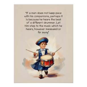 Andere Drummer Art Poster