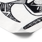 Andere Flugzeug hier, Tinte zeichnend Glossy Poste Poster (Ecke)